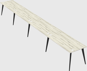 Modern rectangular office desk
