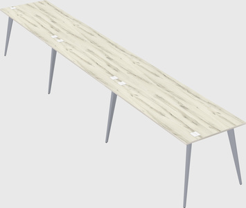 Modern rectangular office desk