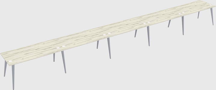 Modern rectangular office desk