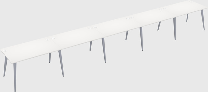 Modern rectangular office desk