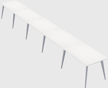 Modern rectangular office desk