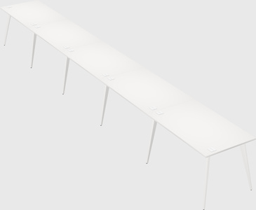 Modern rectangular office desk