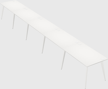 Modern rectangular office desk