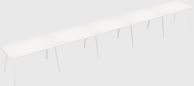 Modern rectangular office desk