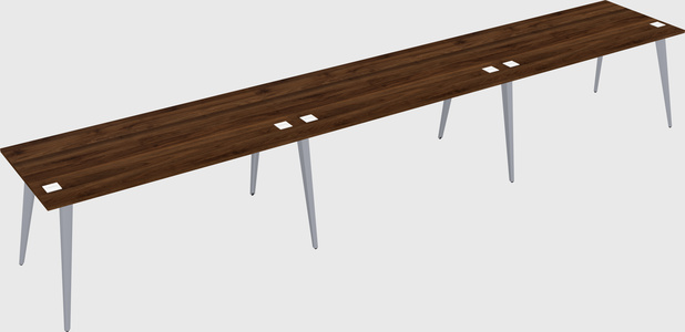 Modern rectangular office desk