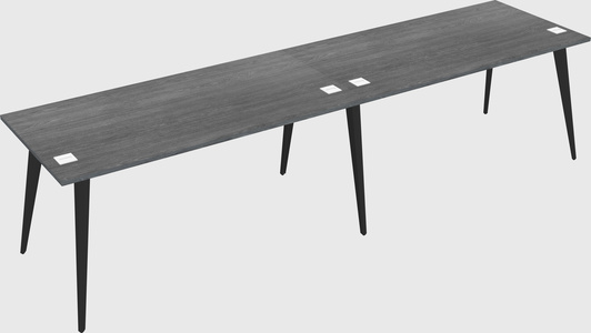 Modern rectangular office desk