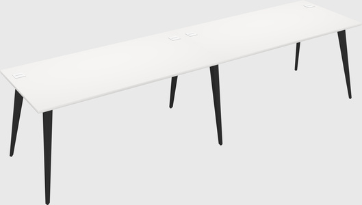Modern rectangular office desk