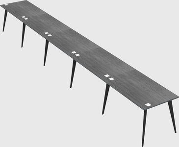 Modern rectangular office desk