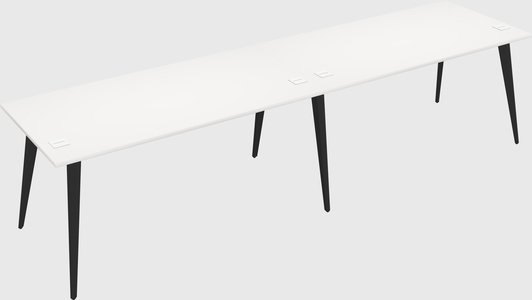 Modern rectangular office desk