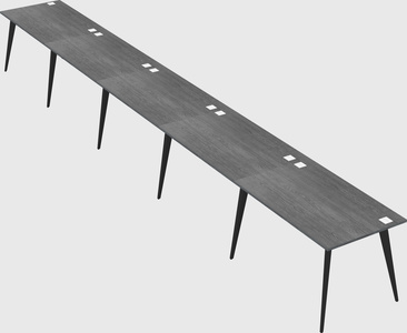 Modern rectangular office desk