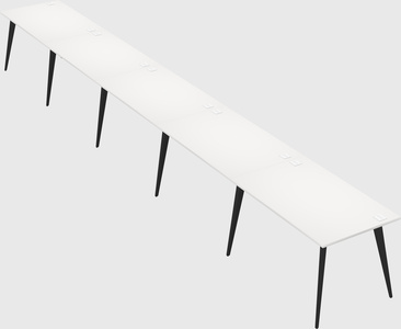 Modern rectangular office desk