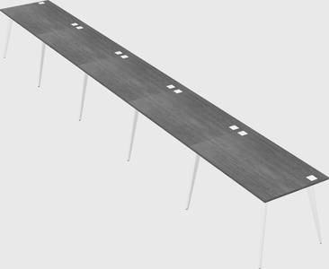 Modern rectangular office desk