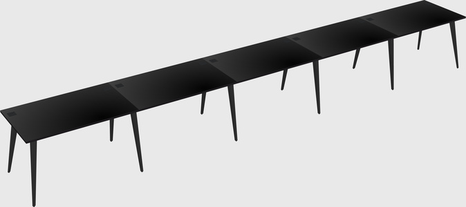 Modern Rectangular Office Desk