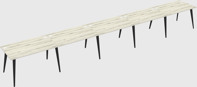 Modern rectangular office desk