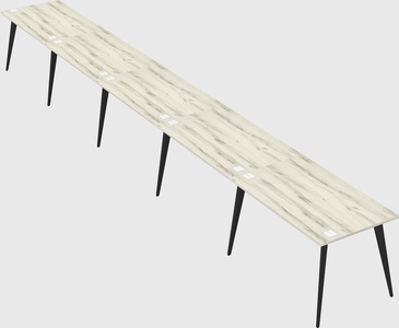 Modern rectangular office desk