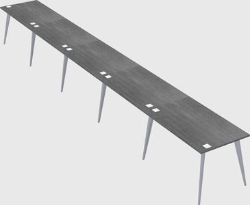 Modern rectangular office desk