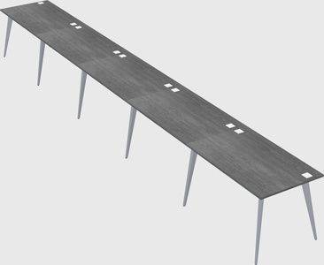 Modern rectangular office desk