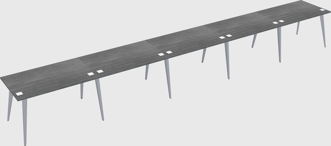 Modern rectangular office desk