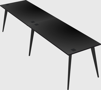 Modern rectangular office desk