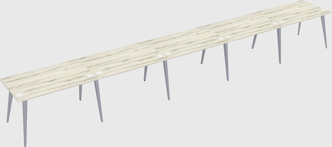 Modern rectangular office desk