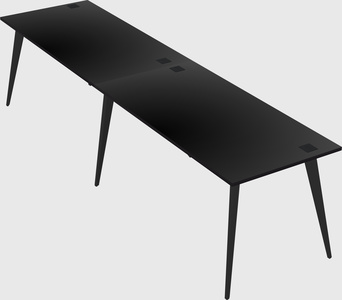 Modern rectangular office desk