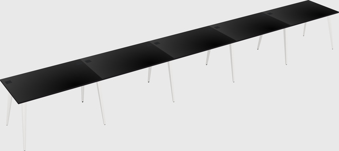 Modern rectangular office desk