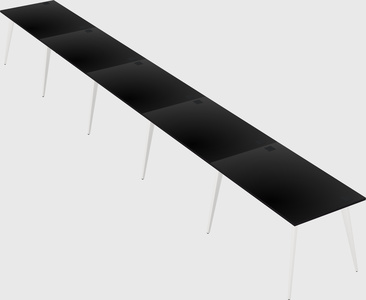 Modern rectangular office desk