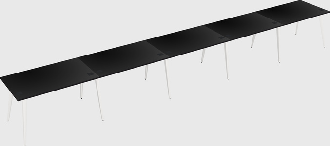 Modern rectangular office desk