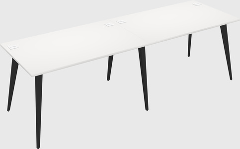 Modern rectangular office desk