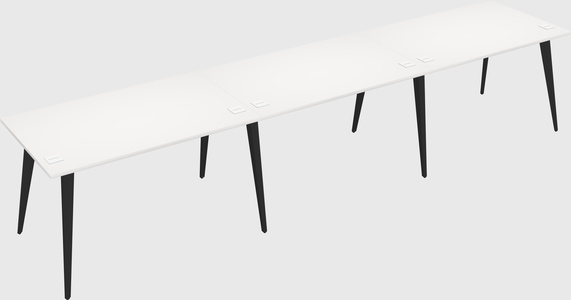Modern rectangular office desk