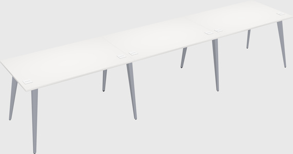 Modern rectangular office desk
