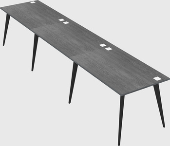 Modern rectangular office desk