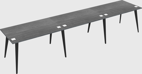 Modern rectangular office desk