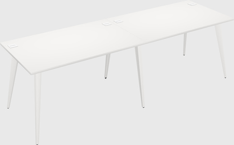 Modern rectangular office desk