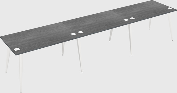 Modern rectangular office desk