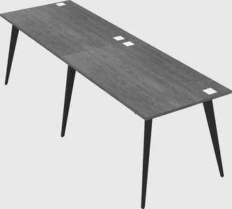 Modern rectangular office desk