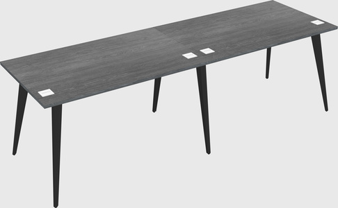 Modern rectangular office desk