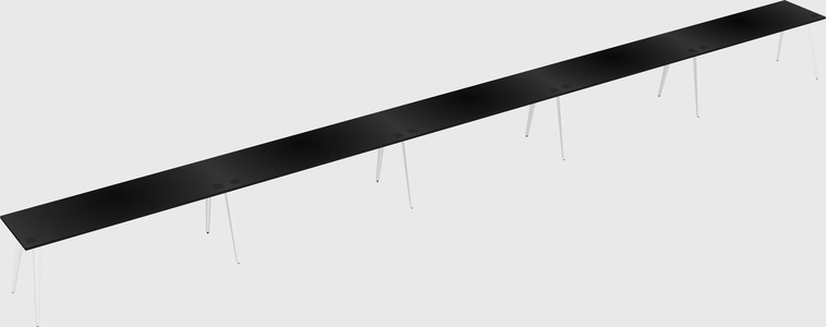 Modern rectangular office desk