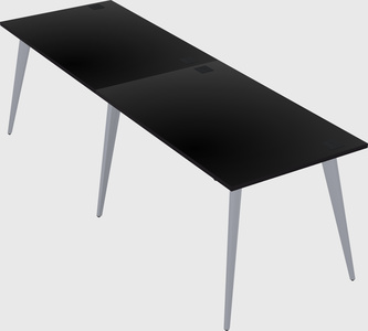 Modern rectangular office desk