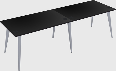 Modern rectangular office desk
