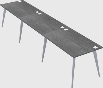 Modern rectangular office desk