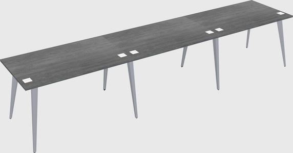 Modern rectangular office desk