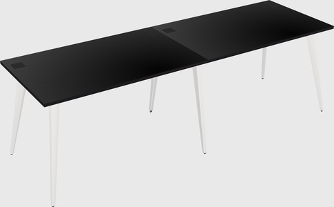 Modern rectangular office desk