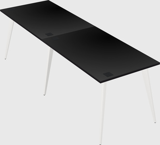 Modern rectangular office desk