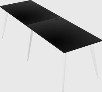 Modern rectangular office desk