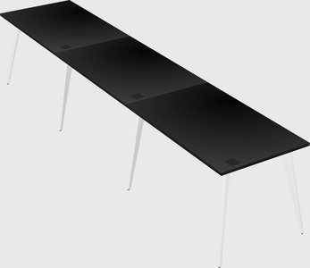 Modern rectangular office desk