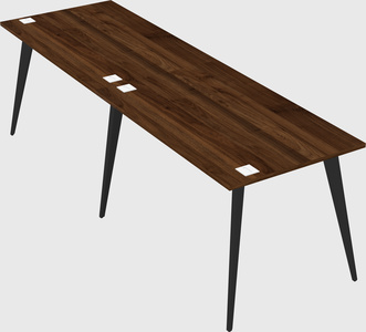 Modern rectangular office desk