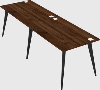 Modern rectangular office desk