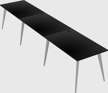 Modern rectangular office desk
