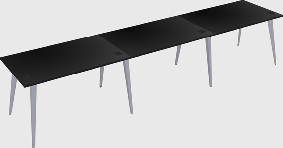 Modern rectangular office desk